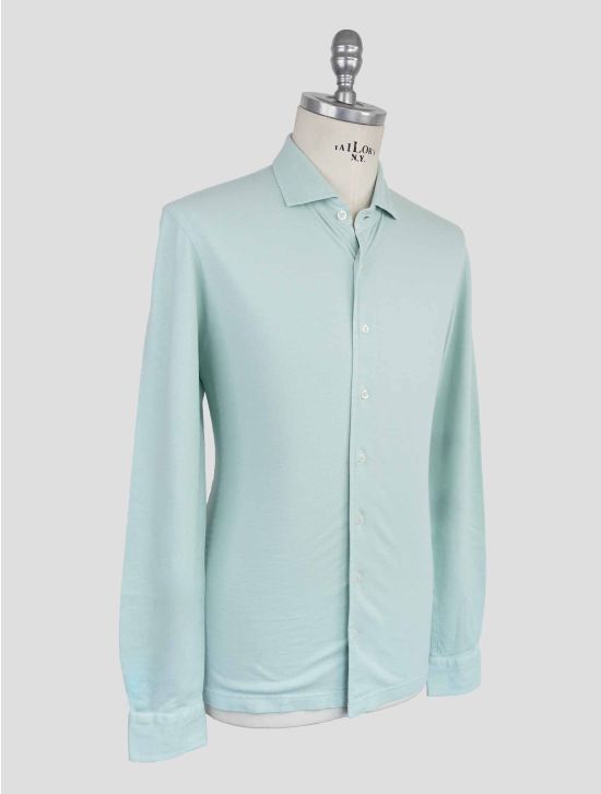 Gran Sasso Light Green Cotton Shirt 2