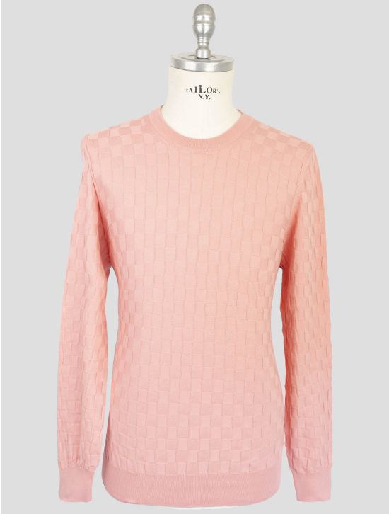 Gran Sasso Pink Cotton Sweater Crewneck 1