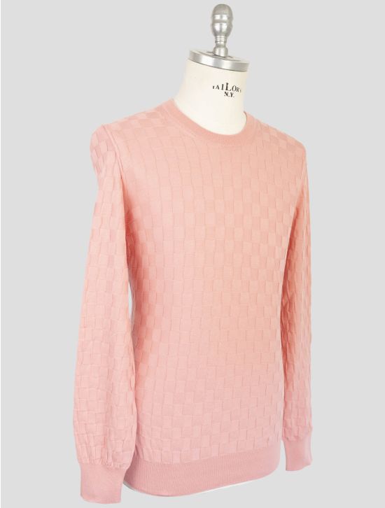 Gran Sasso Pink Cotton Sweater Crewneck 2