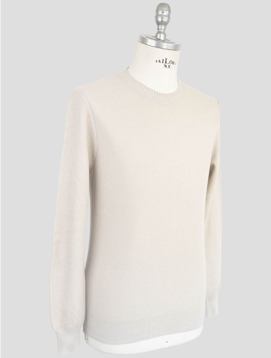 Gran Sasso Beige Cotton Sweater Crewneck 2