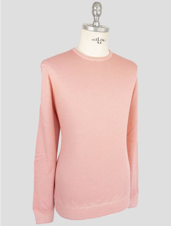 Gran Sasso Pink Virgin Wool Sweater Crewneck 2