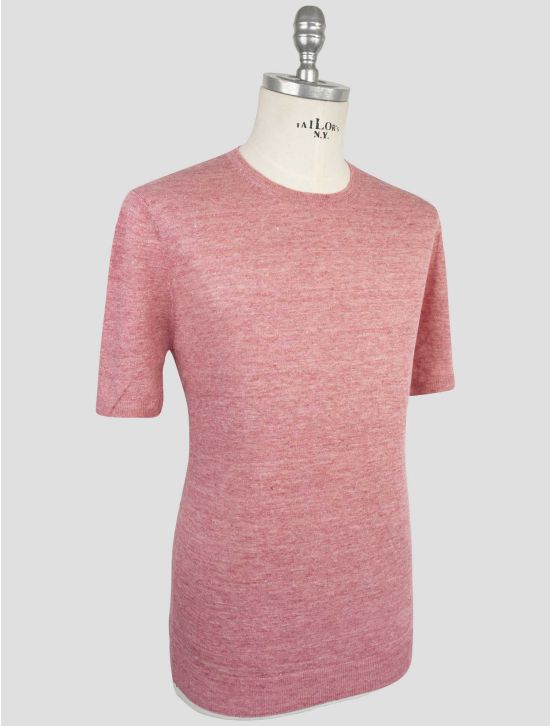 Gran Sasso Red Linen T-Shirt 2
