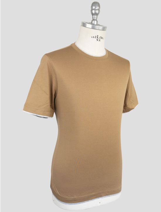 Gran Sasso Brown Cotton T-Shirt 2
