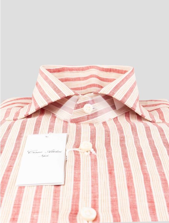 Cesare Attolini Multicolor Linen Shirt 2