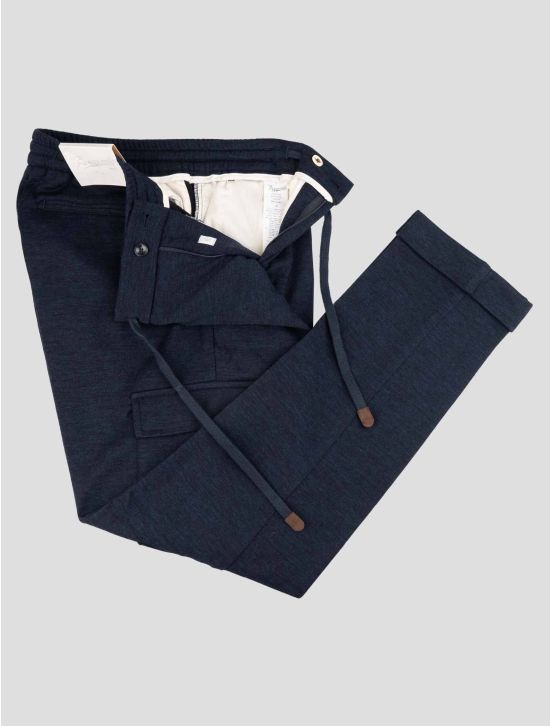 Marco Pescarolo Dark Blue Virgin Wool Pa Cargo Pants 2
