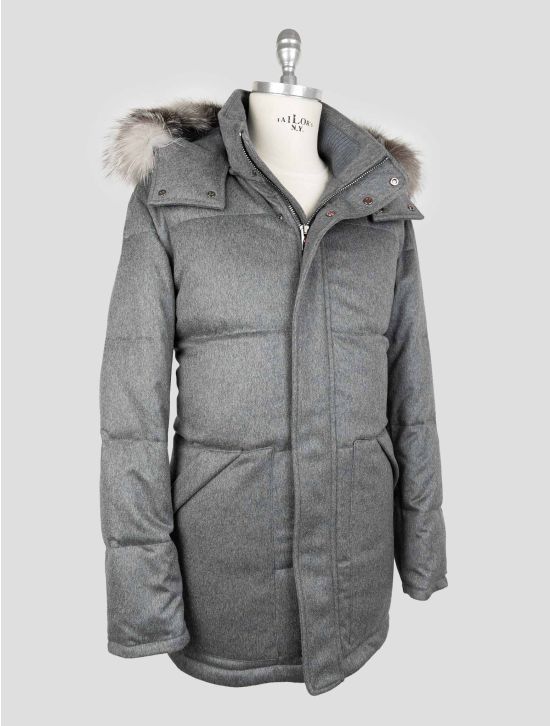 Kired Gray Wool Ea Overcoat 2