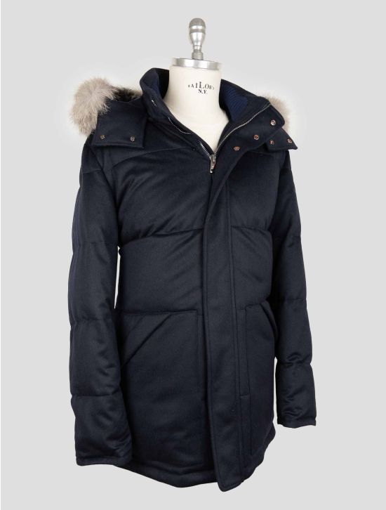 Kired Blue Wool Ea Overcoat 2