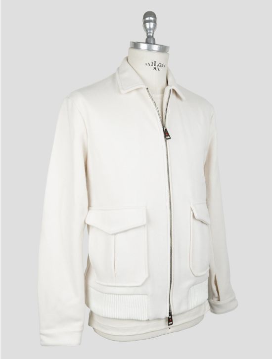 Kired White Pl Acetate Wool Coat 2