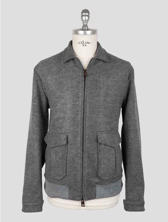 Kired Gray Pl Acetate Wool Coat 1