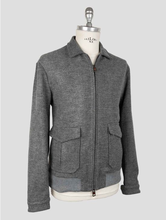 Kired Gray Pl Acetate Wool Coat 2
