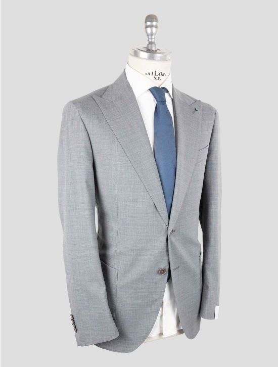 Giampaolo Light Gray Wool Pl Ea Suit 2