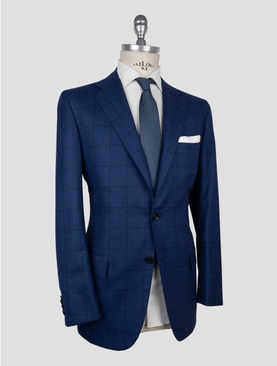 Kiton Blue Virgin Wool Vicuna Perù Suit 2