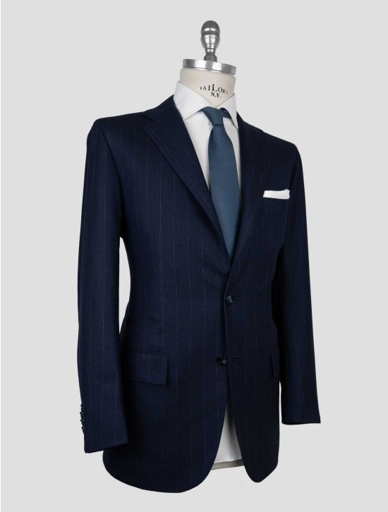Kiton Dark Blue Virgin Wool Cashmere  Suit 2