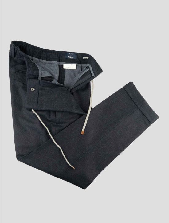 Barba Napoli Blue Virgin Wool Pants 2