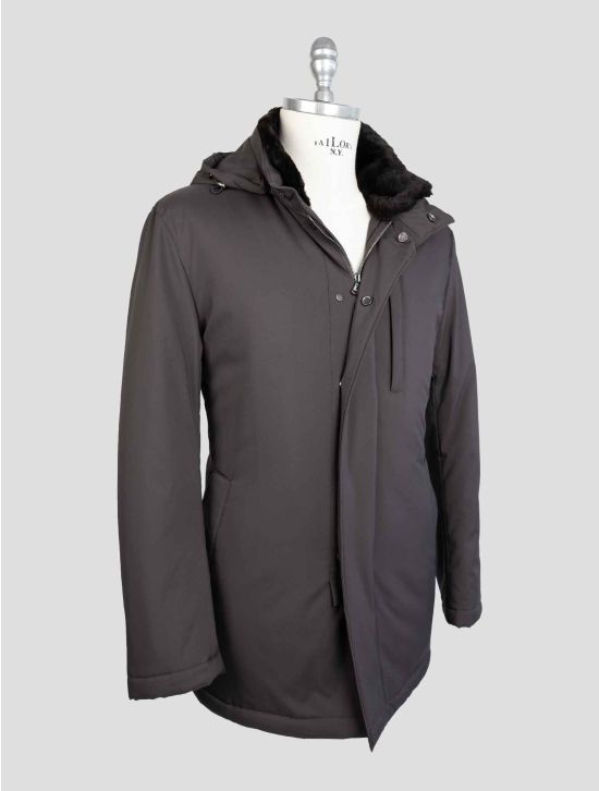 Barba Napoli Dark Brown Pl Pu Coypu Coat 2