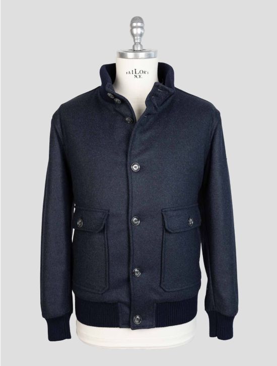 Barba Napoli Blue Cashmere Ea Coat 1