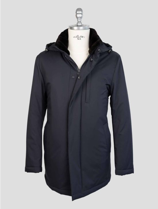 Barba Napoli Blue Pl Pu Coypu Overcoat 1