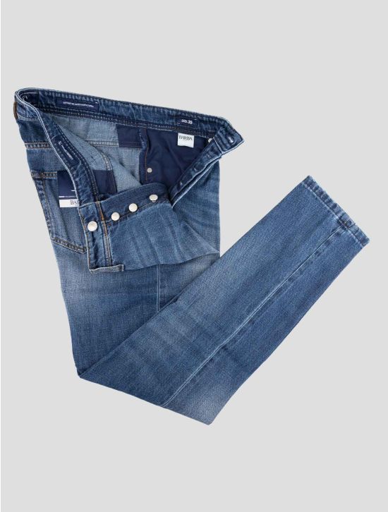 Barba Napoli Blue Cotton Jeans 2