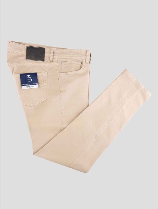 Barba Napoli Beige Cotton Ea Jeans 1