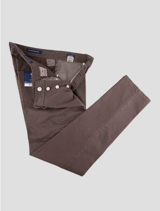 Barba Napoli Brown Cotton Ea Jeans 2