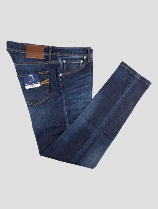 Barba Napoli Blue Cotton Ea Jeans 1