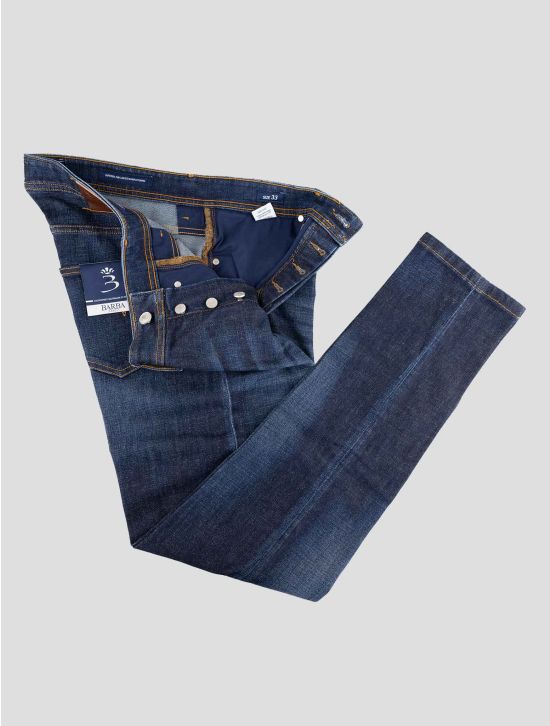 Barba Napoli Blue Cotton Ea Jeans 2