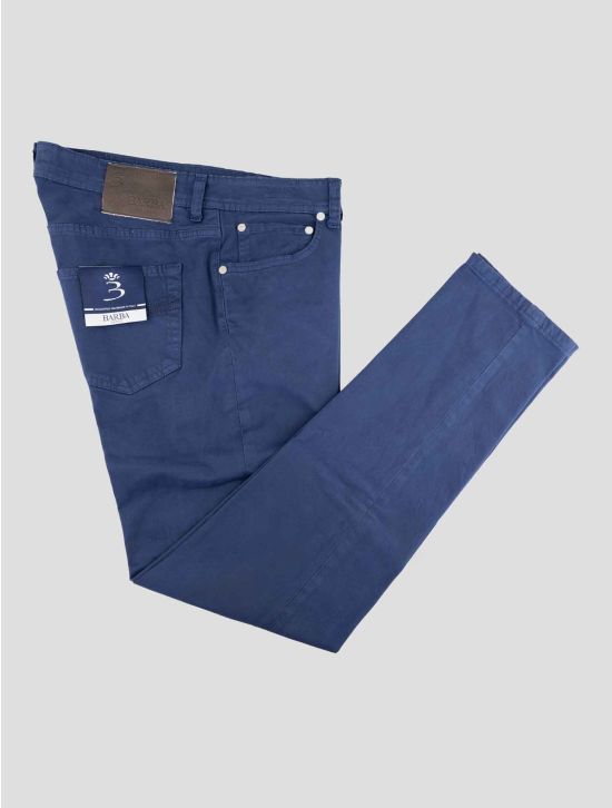 Barba Napoli Blue Cotton Ea Jeans 1
