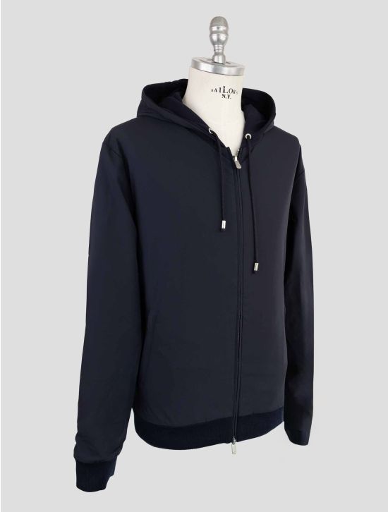 Marco Pescarolo Blue Virgin Wool Cashmere Pl Reverse Coat 2