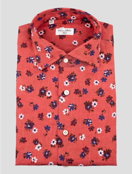 Cesare Attolini Multicolor Cotton Shirt 1