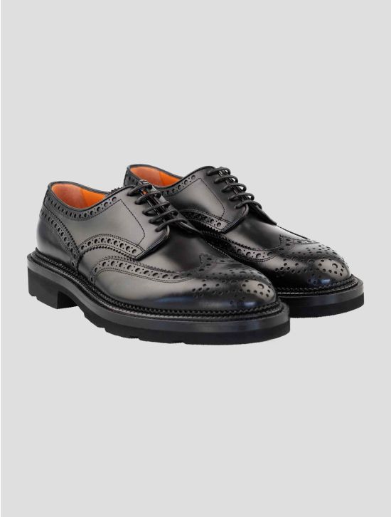 santoni dress shoes Santoni Limited Edition Brown Crocodile Leather Men's Shoes main image 1