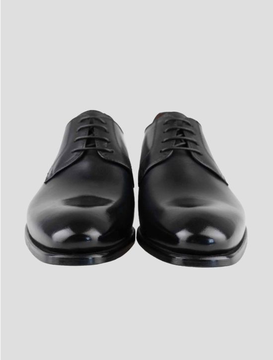Peluso 1907 Black Leather Dress Shoes 2