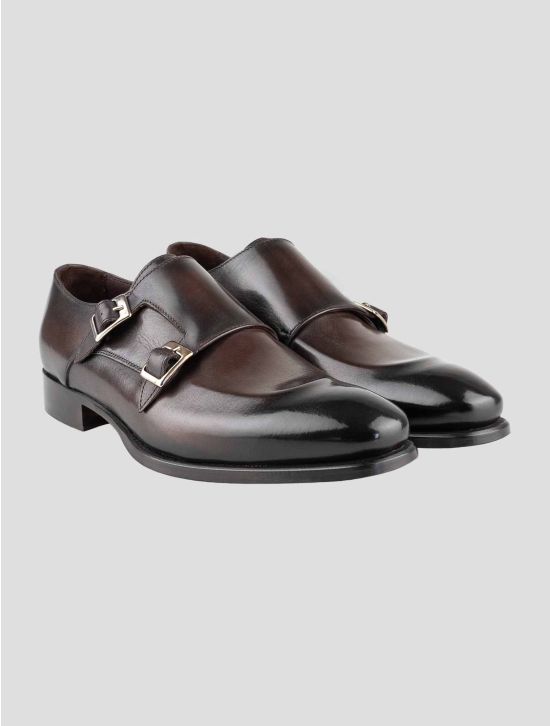 Peluso 1907 Dark Brown Leather Dress Shoes 1