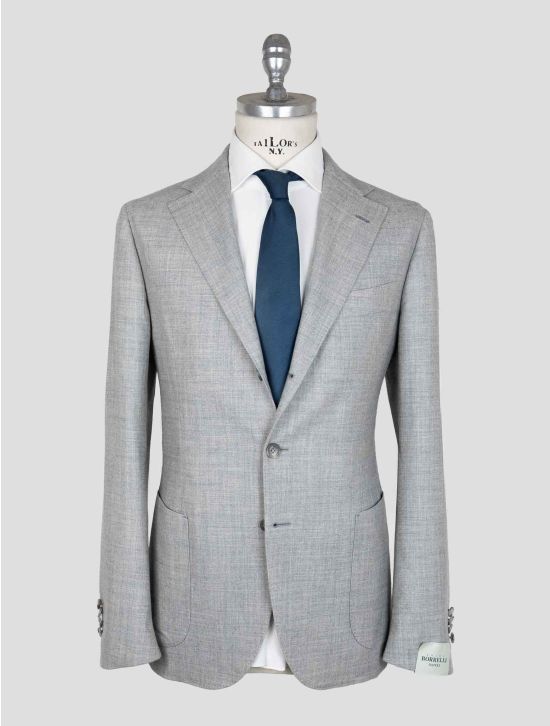 Luigi Borrelli Gray Virgin Wool  Suit 1