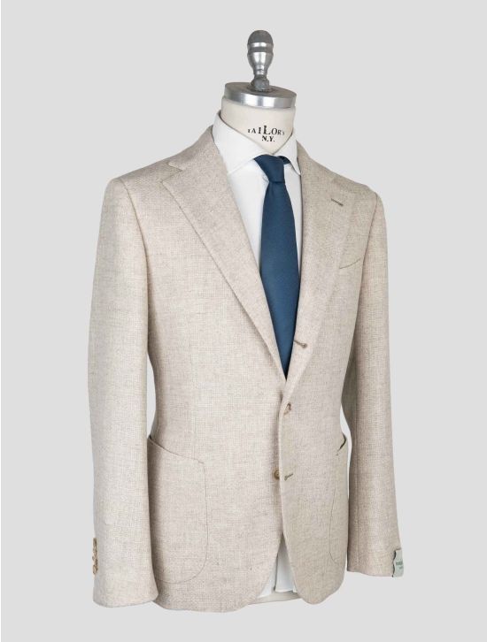 Luigi Borrelli Beige Virgin Wool  Blazer 2