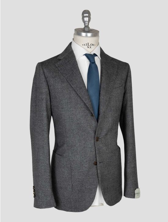 Luigi Borrelli Gray Virgin Wool  Silk Suit 2