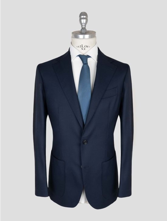 Sartorio Napoli Blue Virgin Wool Suit 1