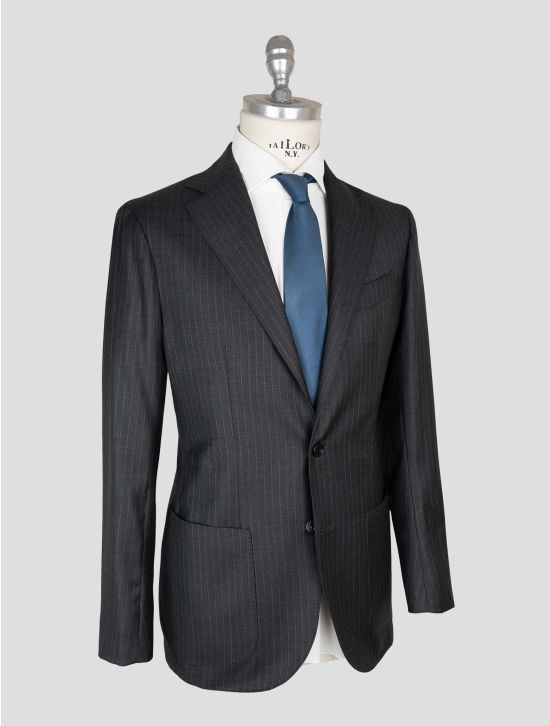 Sartorio Napoli Dark Gray Virgin Wool Suit 2
