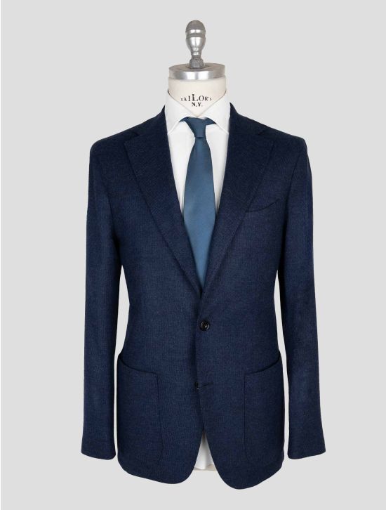 Sartorio Napoli Blue Virgin Wool Lyocell Cashmere Pa Ea Suit 1