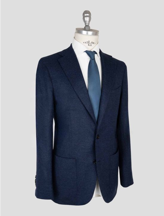 Sartorio Napoli Blue Virgin Wool Lyocell Cashmere Pa Ea Suit 2