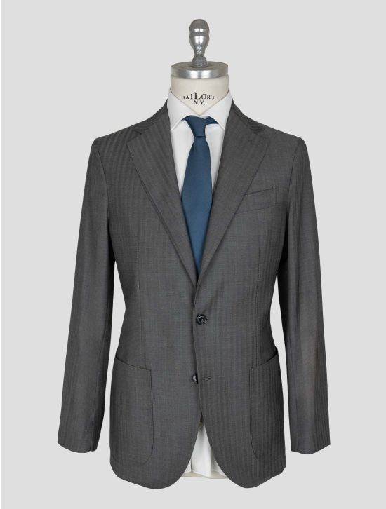 Sartorio Napoli Gray Virgin Wool Suit 1