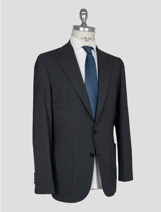 Sartorio Napoli Dark Gray Virgin Woo Eal Suit 2