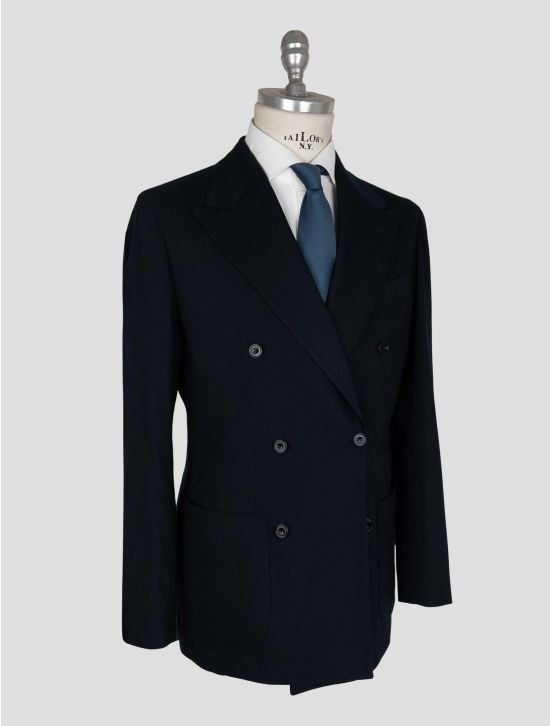 Sartorio Napoli Blue Virgin Wool Pa Cashmere Ea Suit 2