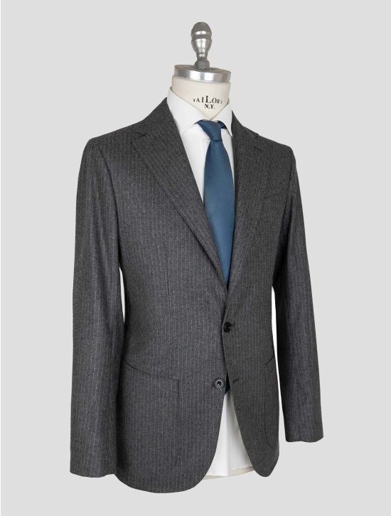 Sartorio Napoli Gray Virgin Wool Cashmere Suit 2