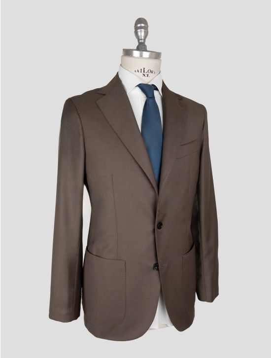 Sartorio Napoli Brown Virgin Wool Suit 2