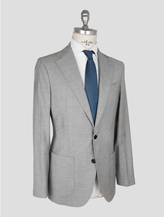 Sartorio Napoli Gray Virgin Wool Viscose Ea Suit 2