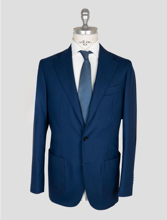 Sartorio Napoli Blue Virgin Wool Suit 1