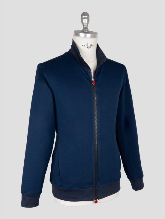 Kiton blue Cotton Ea Coat B-ONE 2