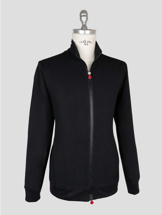 Kiton Black Cotton Ea Coat B-ONE 2