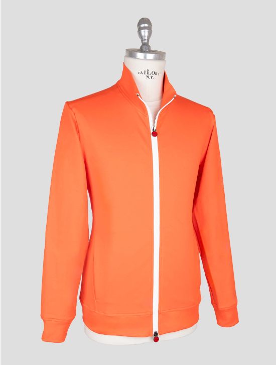 Kiton Orange Cotton Ea Coat B-ONE 2