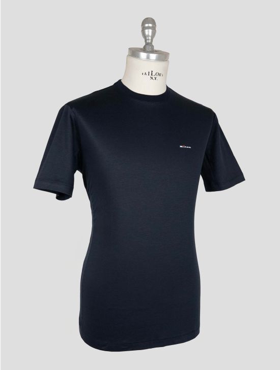 Kiton Blue Navy Cotton T-shirt 2